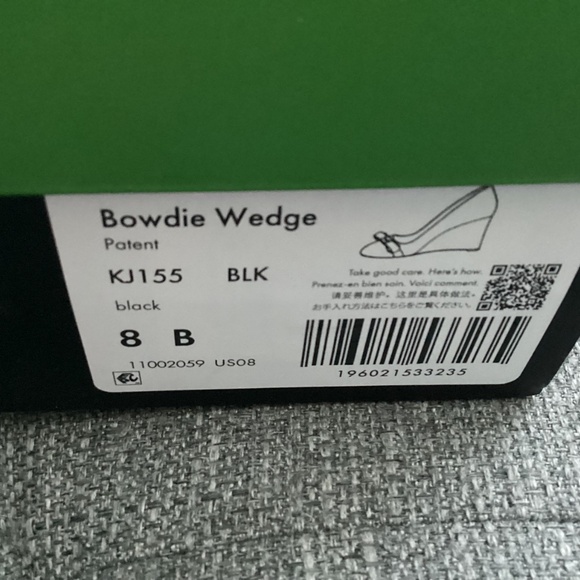 kate spade new york Women's Bowdie Wedge Pumps, size 8, $268 - Picture 10 of 12